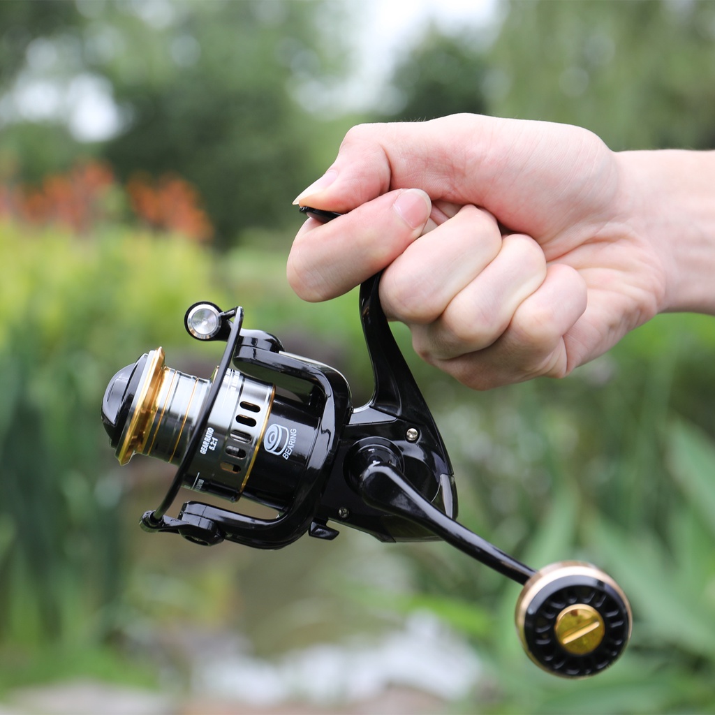 Sougayilang Spinning Fishing Reel 5.2: 1 Gear Ratio Fishing Reel Untuk Memancing Di Luar Ruangan