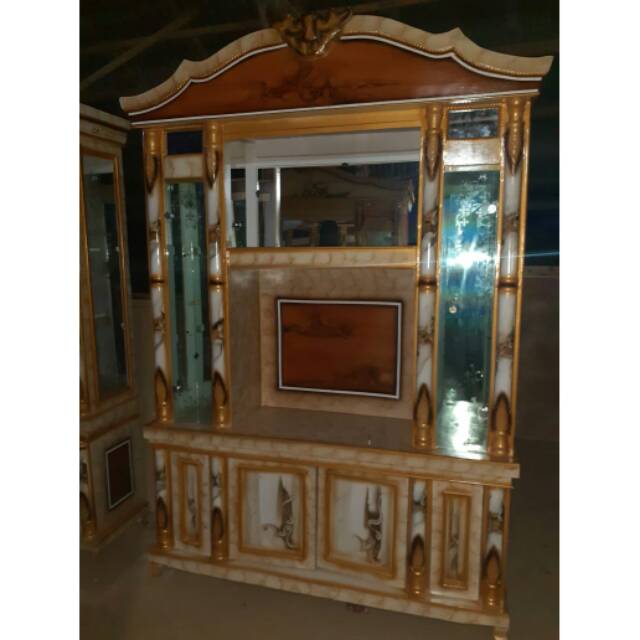 Lemari hias kaca [free ongkir bandung]