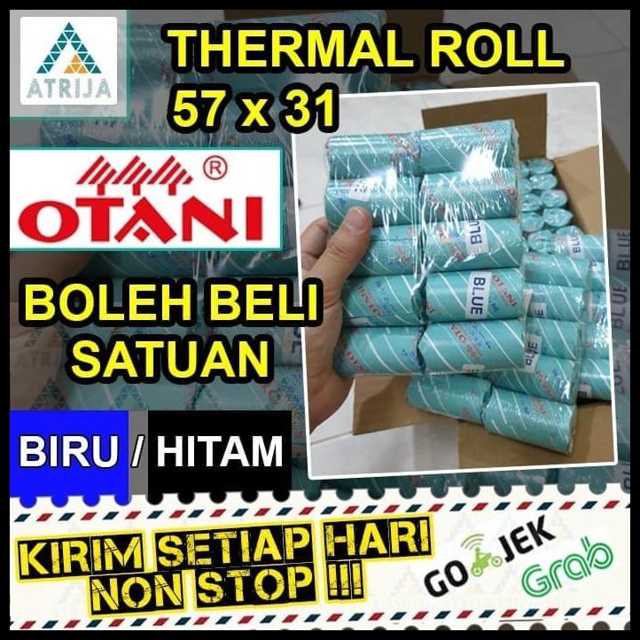 

SALE 1 BOX CORELESS 57X30 / 58X30 / 57X31 KERTAS THERMAL STRUK KASIR SALE