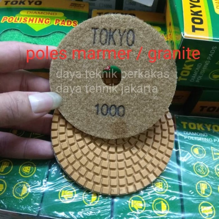 polishing pad #1000 - diamond pad poles marmer - pad poles granite