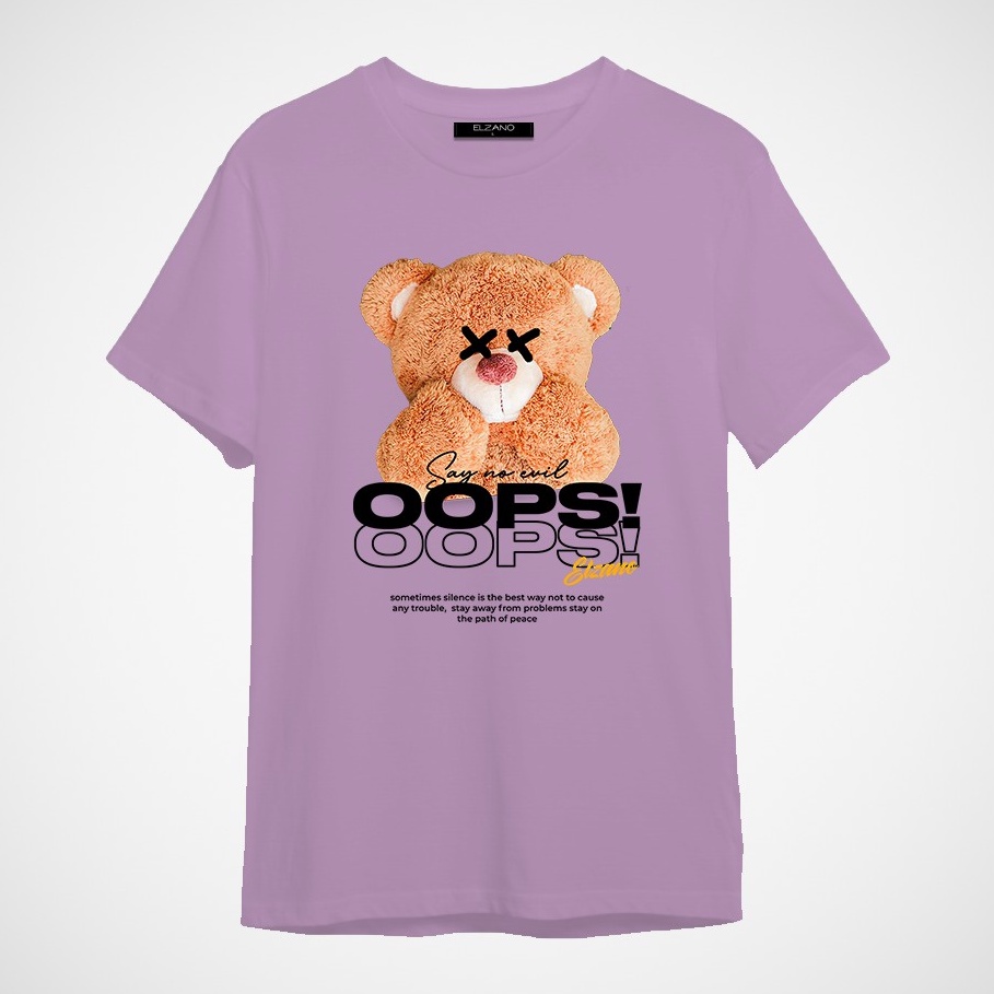 Oops Bear T-Shirt - T-Shirt Distro Kekinian