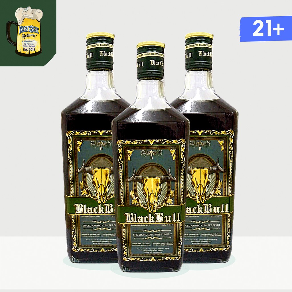 Jual Black Bull Herbal Liqueur 40 700 ml licorice liquorice jager Shopee Indonesia