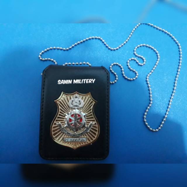 Badge Kalung penyidik Polisi/Polri / kalung KTA Polri/Polisi / Kalung KTA