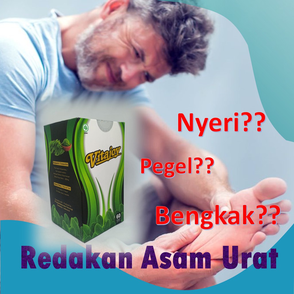 

OBAT HERBAL ASAM URAT & KOLESTEROL AMPUH VITAJOY PREMIUM BELI 2 GRATIS 1