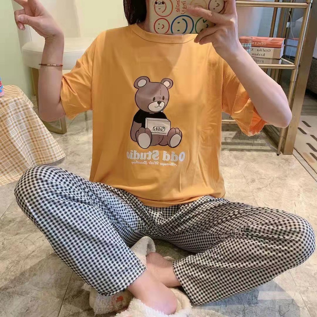 Piyama CP wanita baju tidur import jumbo/bigsize-CP ODD STUDIO