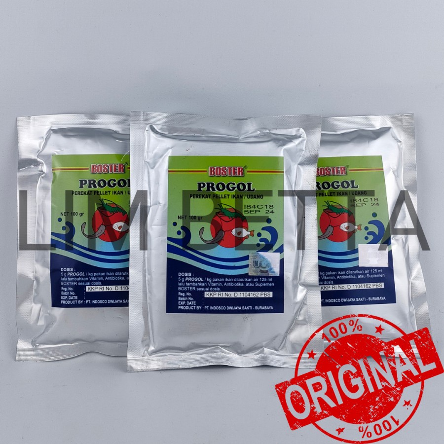 BOSTER PROGOL 100 GRAM / PEREKAT PELET IKAN