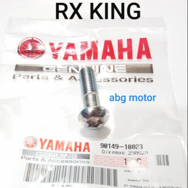 BAUT L BINTANG DUDUKAN KALIPER CAKRAM RX KING ORIGINAL 90149-10803
