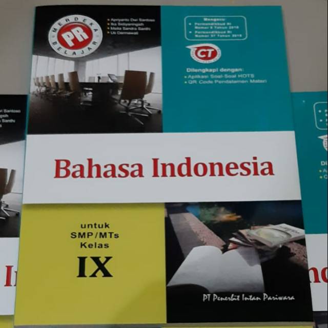 Buku kurikulum merdeka belajar PR/LKS interaktif bahasa indonesia kelas IX, 9 ( Revisi K13 ) tahun 2022 Intan Pariwara-2