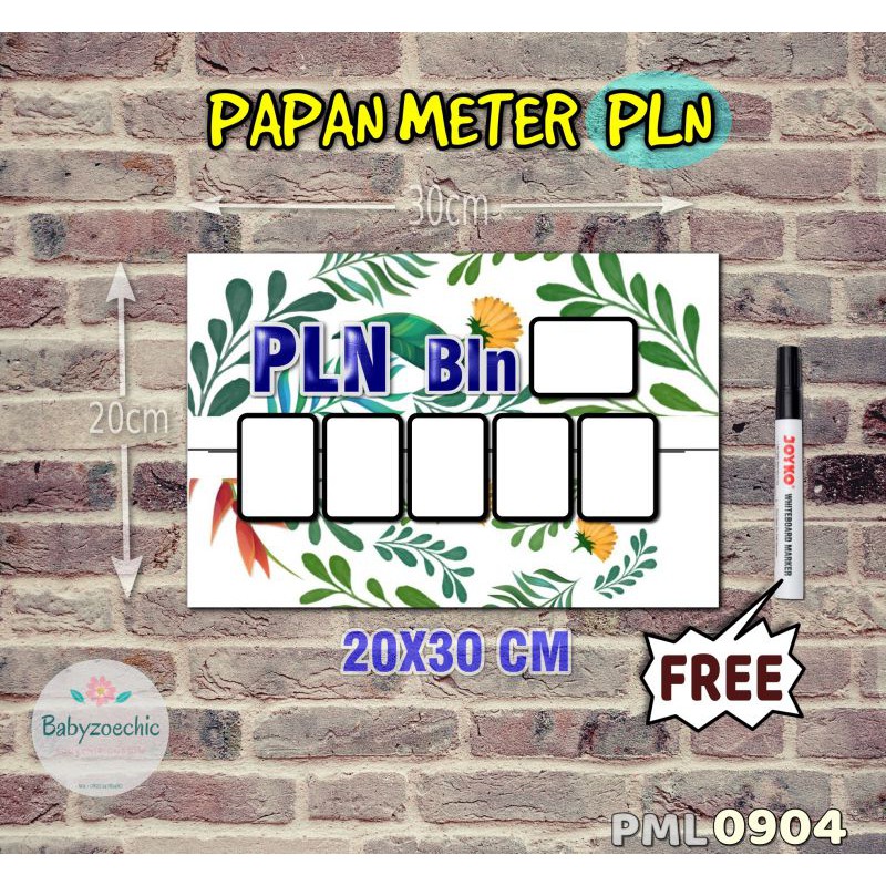 

Zoe Papan Meter Listrik PLN PAM motif Unik - Lukis 04
