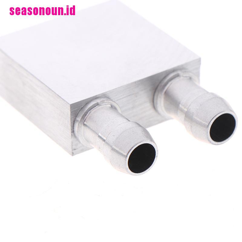 【seasonoun】Aluminium Water Cooling Heatsink Block Waterblock Liquid Cooler For