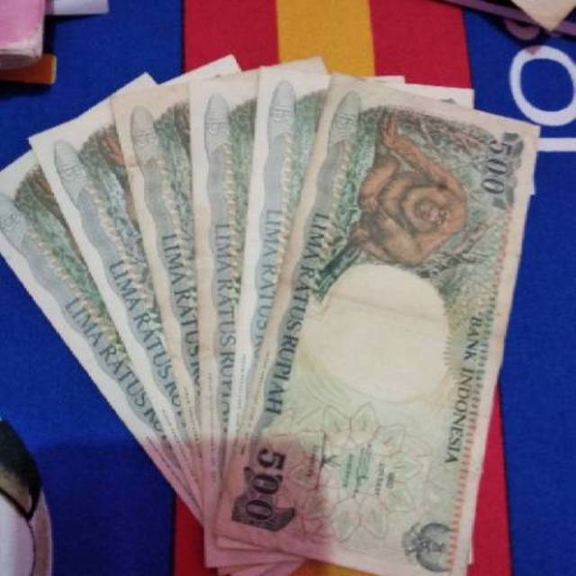 Uang lama monyet rp.500 rupiah