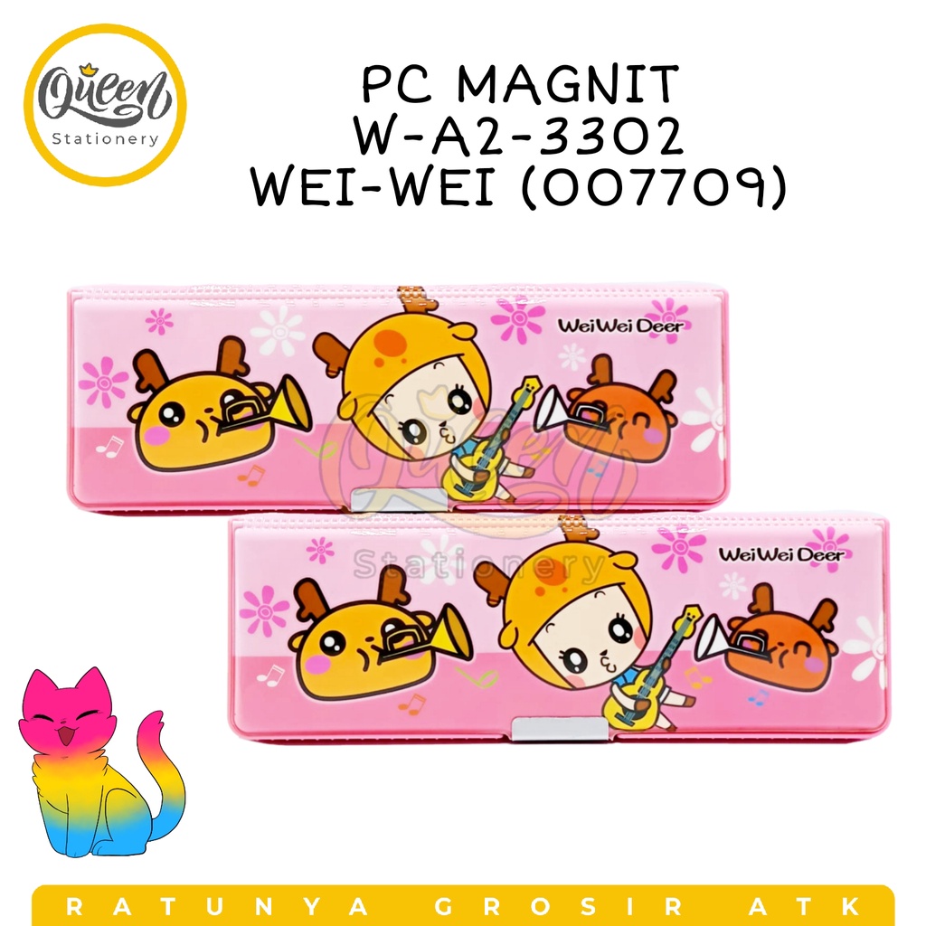 

PC MAGNIT W-A2-3302 WEI-WEI / TEMPAT PENSIL / PENSIL CASE (007709)