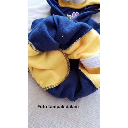 Jaket balita topi binatang 6m - 2th jaket 3 dimensi boneka lucu unisex bahan lembut