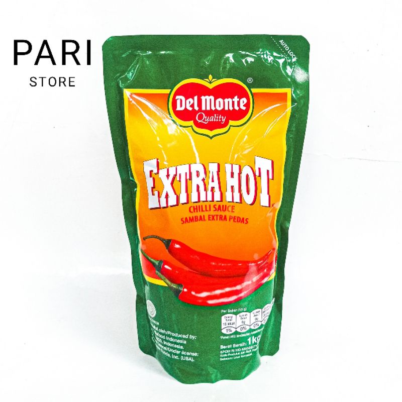 

Del Monte Extra Hot 1 kg Demlonte Saos Sambal Pedas