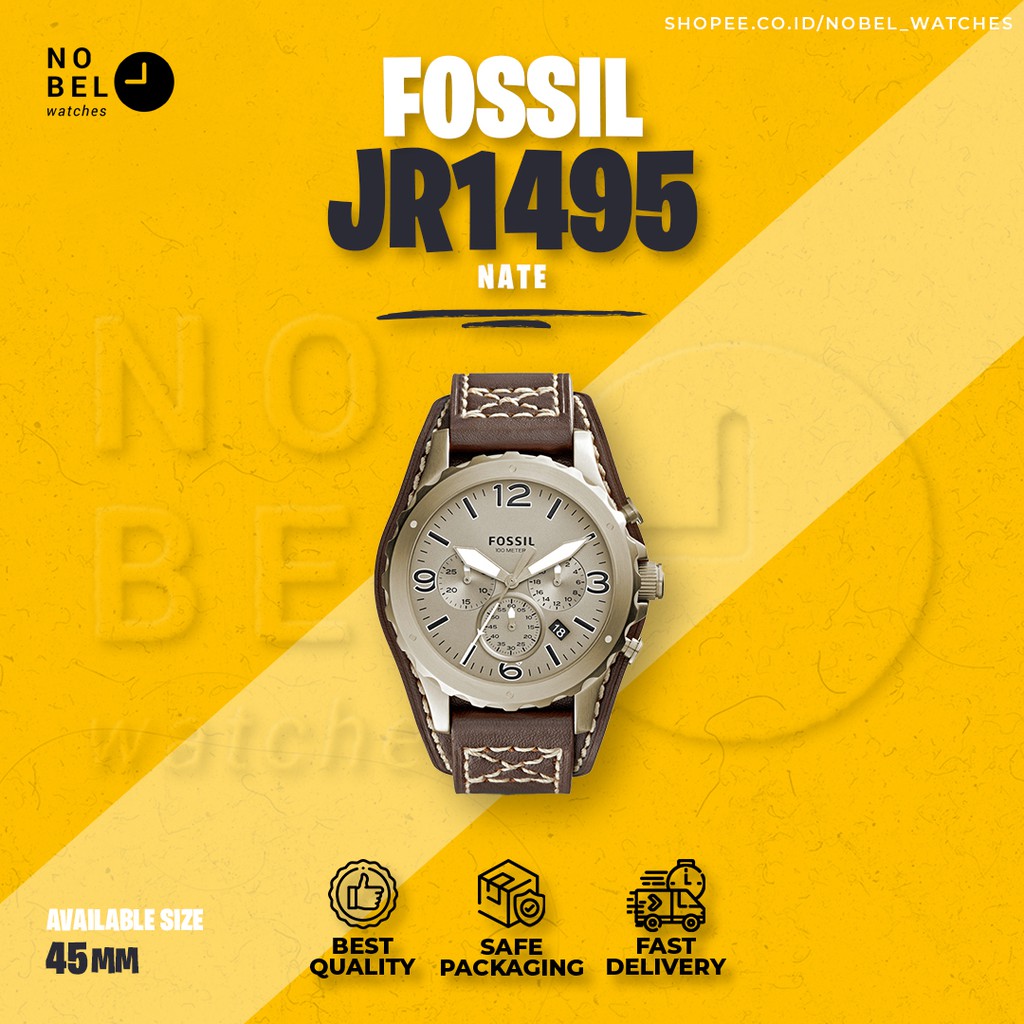 Fossil JR1495 ORIGINAL | Jam Tangan Pria Murah | Jam Tangan Fossil Murah