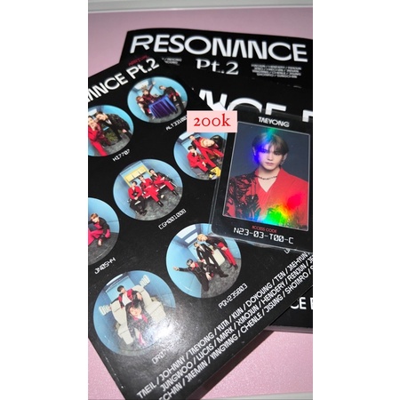 ALBUM RESONANCE PT 2 AC PC TAEYONG (ALBUM ONLY)