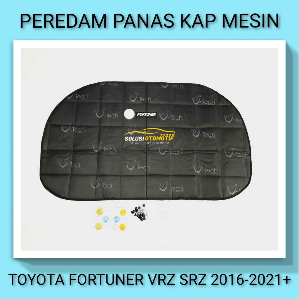 Toyota FORTUNER VRZ SRZ 2016-2026+ Peredam Panas Kap Mesin Mobil Aksesoris VTECH Ori