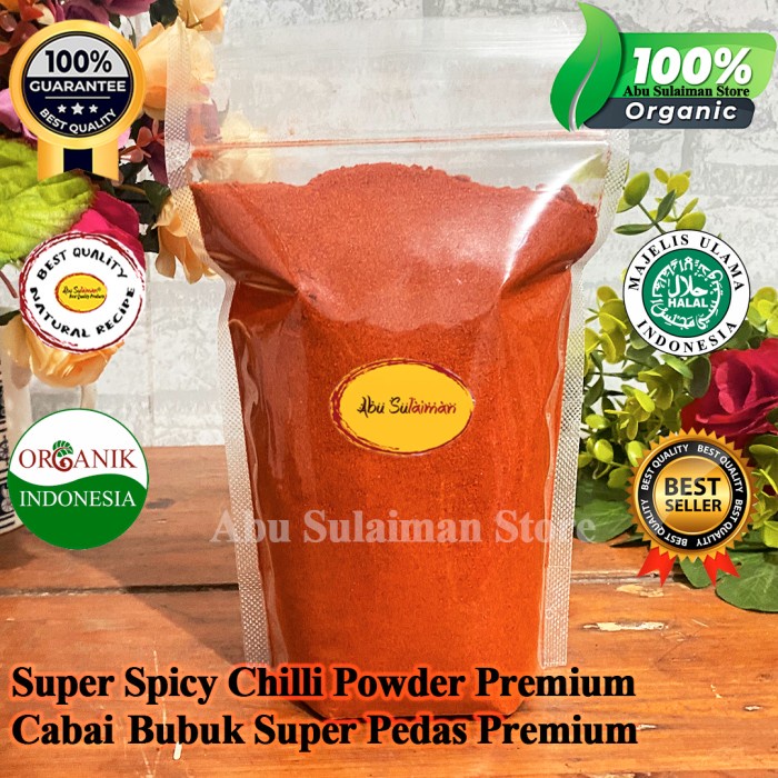 

Rempah Cabai Bubuk Super Pedas 500 gr Narasa Bubuk Cabai Murni Alami Enak Halal