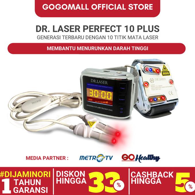 DR. LASER PERFECT10 PLUS GOGOMALL MEMBANTU MENURUNKAN DARAH TINGGI