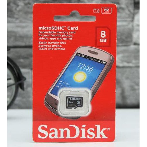 Sandisk Micro SD 8GB Class 4 | Memory Card microSD 8 GB
