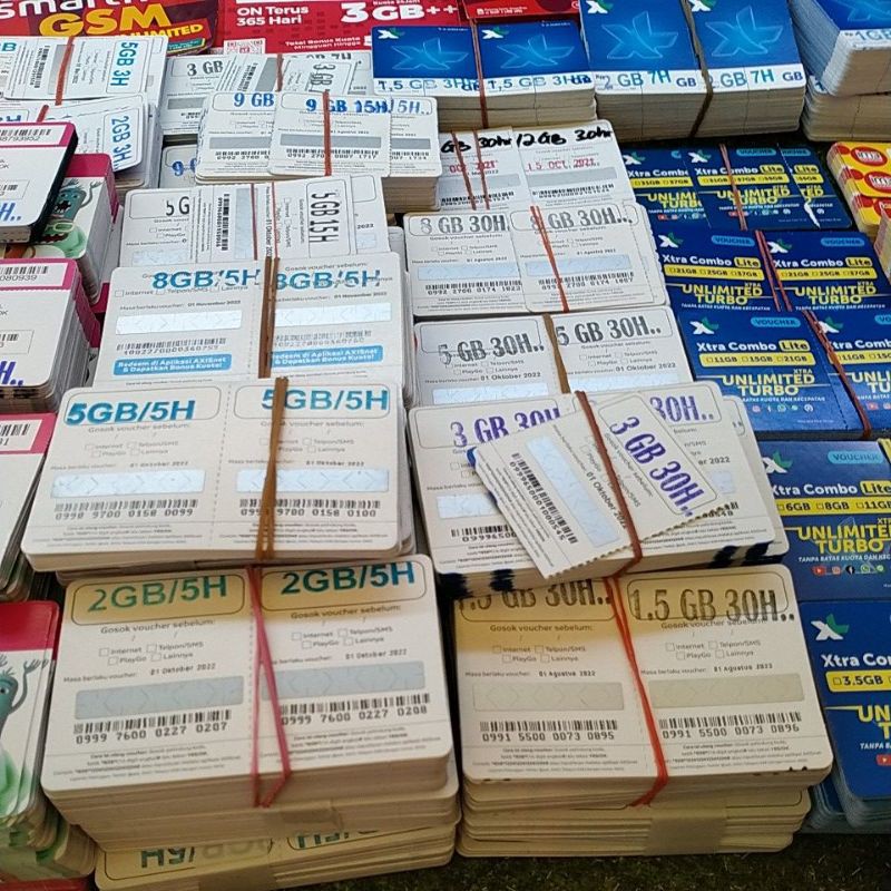 (KIRIM KODE VIA CHAT) VOUCHER AXIS