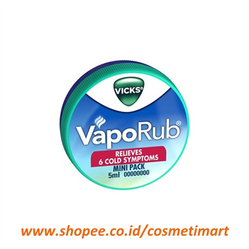 Vicks VapoRub 10g Obat Uap Batuk Pilek Vapo Rub Balsem