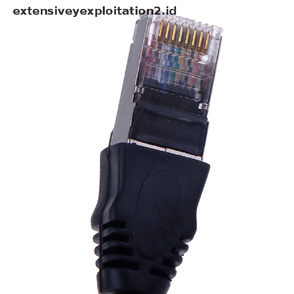 (Hotter) 1pc Rj45 Male To Female Jaringan Lan Extension Cable Cord Kawat