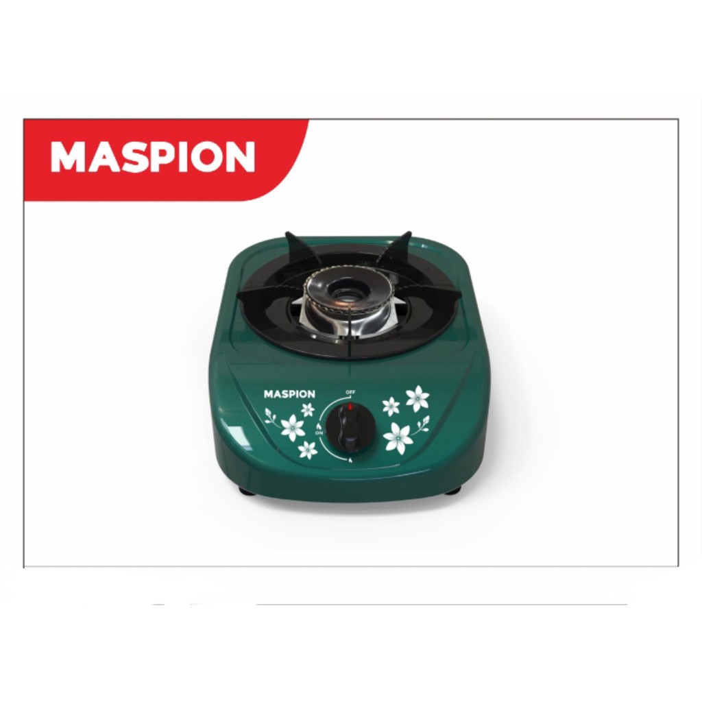 Kompor Gas 1 Tungku Maspion MKG-101DGSF MP - Warna Hijau