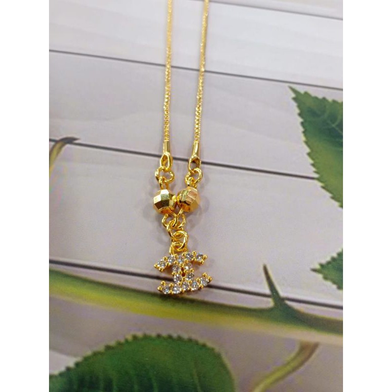 kalung anak xuping/kalung set liontin/motif canel lapis emas