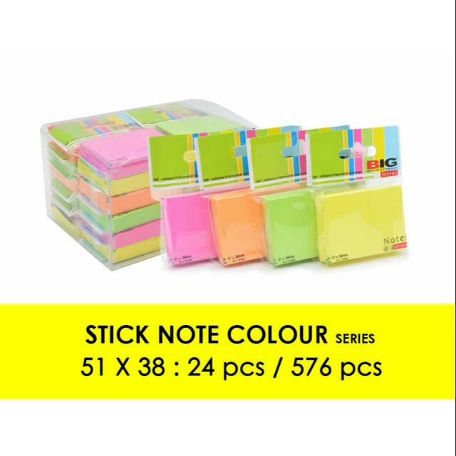 

Stick note colour series BIG