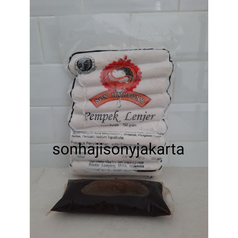 

pempek lenjer curah son haji sony 750 gr + cuko 250 ml hajisony pempek murah hajisoni haji soni