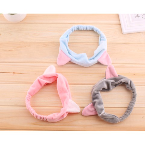 Karet Pembersih Muka / Korean cute hairband wash face makeup hair band hair accessories / kitty band