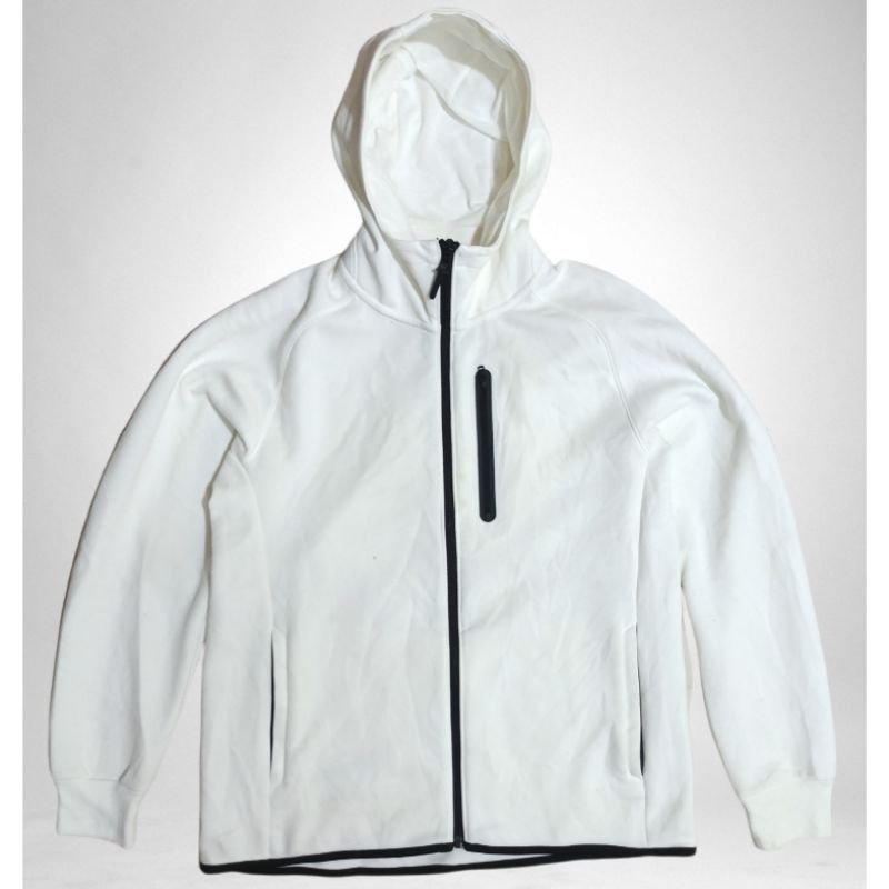 Tsandangan Hoodie Second Original Uniqlo Putih