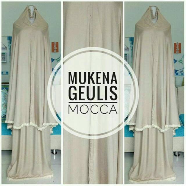 MUKENA KATUN RAYON POLOS RENDA