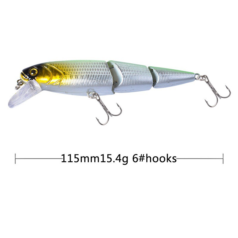 Sy 1pc Umpan Pancing Tiruan Bentuk Ikan Bermata 3d 12cm 15g Minnow Fishing Lure