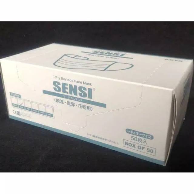 Masker Sensi 3ply isi 50pcs