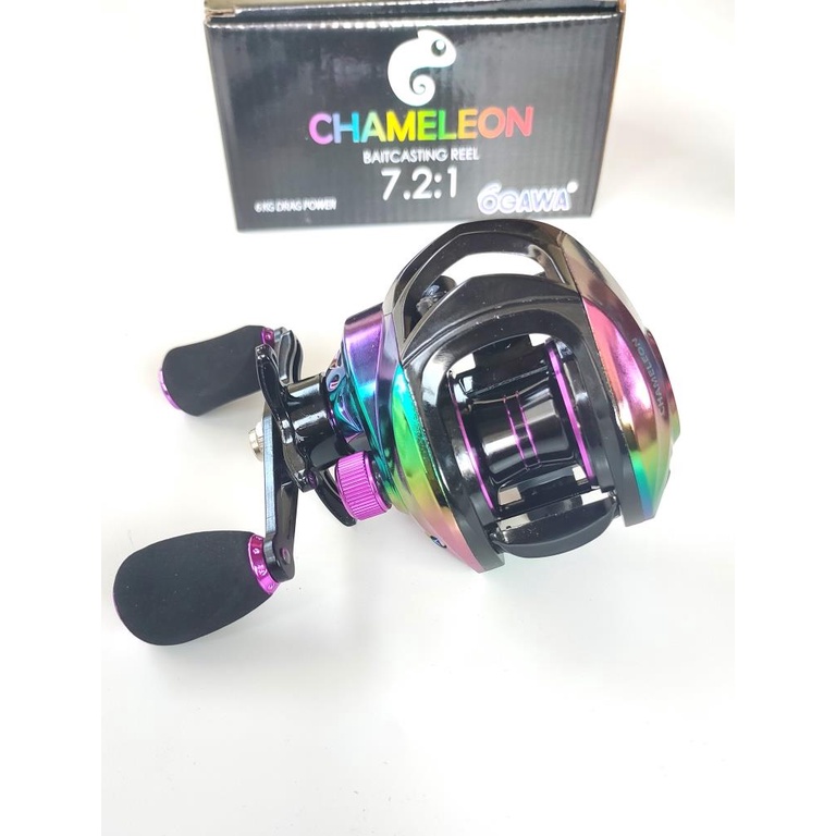 Reel Pancing Bc Ogawa Chameleon Baitcasting Reel 7.2:1  Drag 6kg