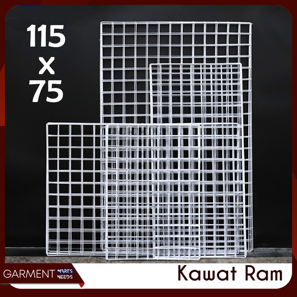 Ram kawat 115 x 75 pajangan aksesoris rak  display 