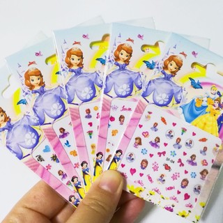 Mainan Sticker Kuku  3D Anak Nail Sticker Motif  Karakter 