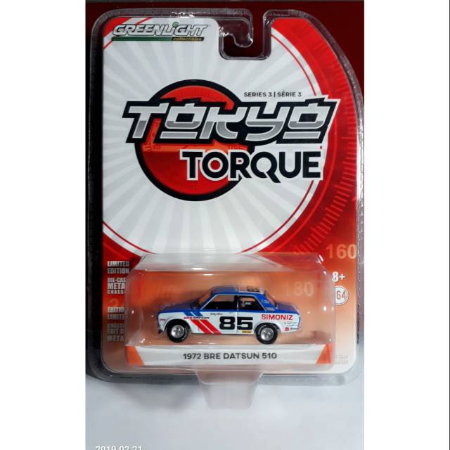 Greenlight Datsun Bre 510 biru