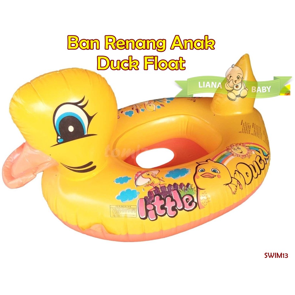 SWIM13 BAN RENANG ANAK DUCK FLOAT(NO Garansi utk semua brg tiup)