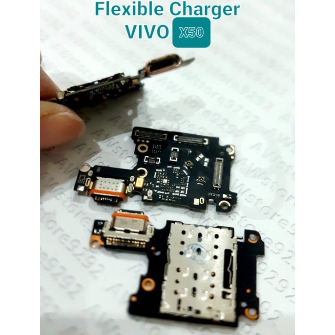 Fleksibel Flexibel Flexible Papan PCB Con Cas Con TC Konektor Charger Vivo X50 5G