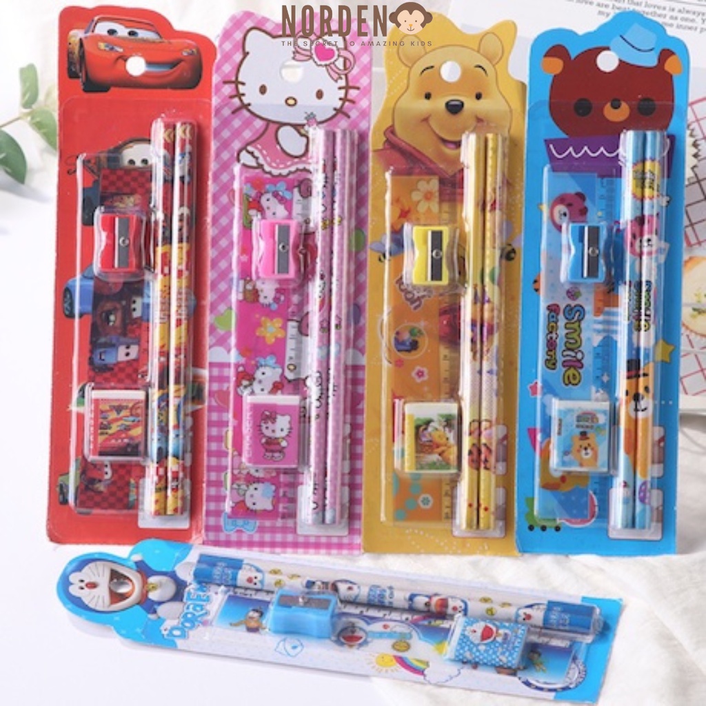 

[ND] Set Alat Tulis 5in 1 Motif Karakter