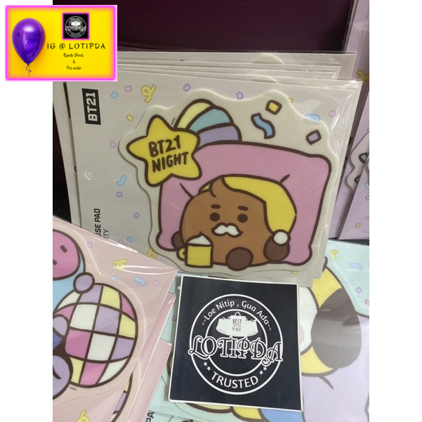 READY BT21 Monopoly BT21 MOUSE PAD MOUSEPAD EDISI PARTY OFFICIAL