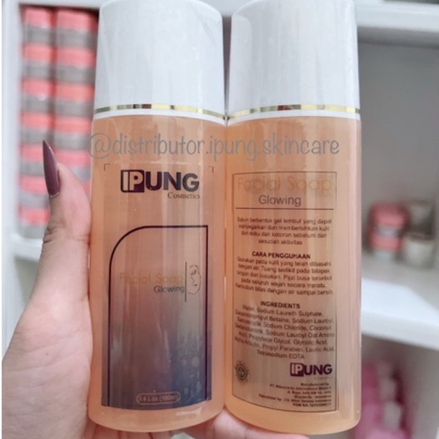 IPUNG FACIAL WASH ORANGE /sabun wajah  normal BPOM ip skincare
