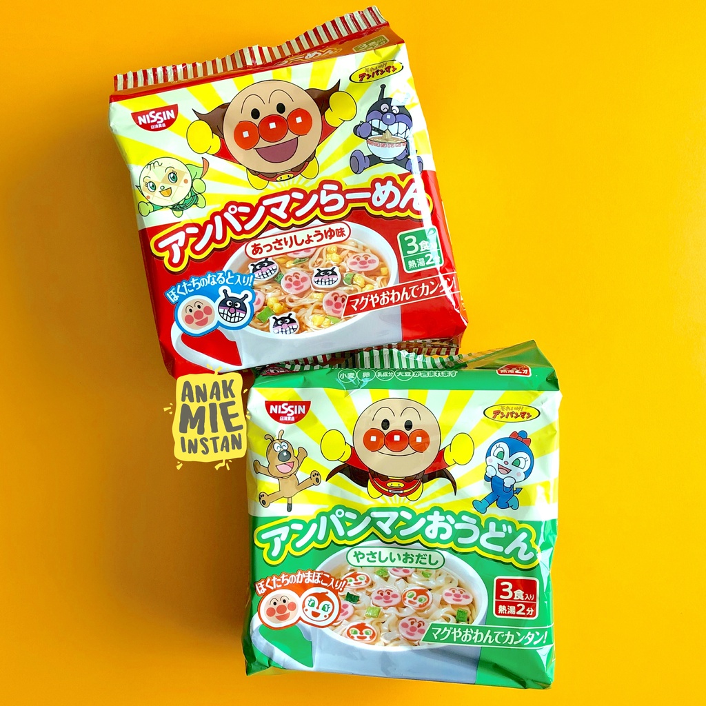Nissin Anpanman Ramen 3 Meals (edisi Japan)
