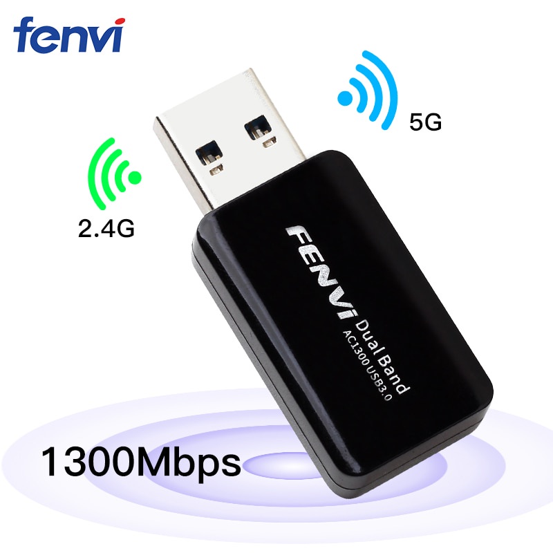 PREORDER 1300Mbps USB WiFi Adapter 2.4G 5Ghz Network Wlan Card PC Wifi Dongle Dual Band 802.11n/g/b/