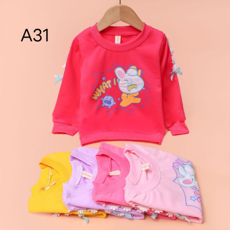 Sweater Anak Perempuan/Kaos Anak Perempuan Usia 2-10 tahun / Switer Anak import/Switer/Sweater anak