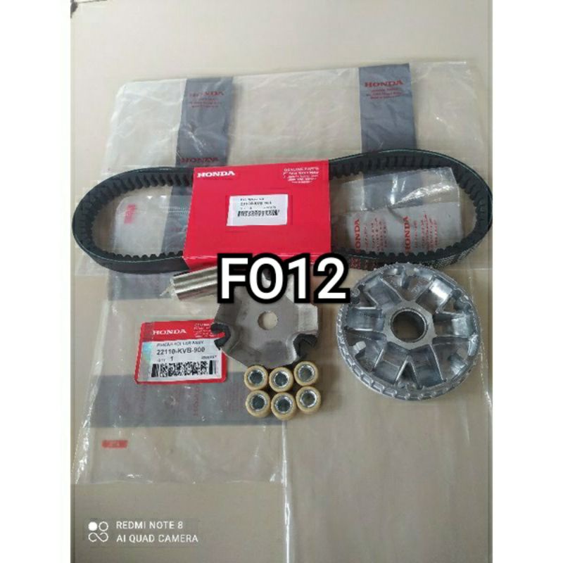 SET V BELT/RUMAH ROLLER KOMPLIT/HONDA/VARIO 110 KARBU/VARIO TECNO 110 KARBU/HONDA