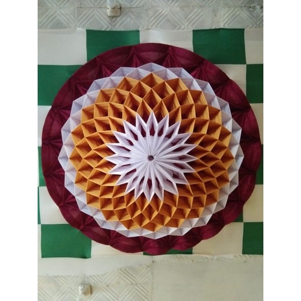 Jantung Plafon Tenda atau Jantung Sarang Tawon atau Dekorasi Sarang Tawon